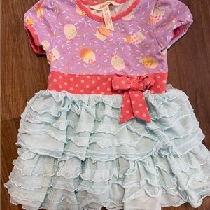 Matilda Jane Purple Cupcake Ruffle Dress